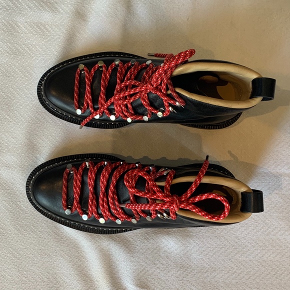 Rag and Bone Compass Leather Studded Boots, Size 37, Black - Picture 10 of 15